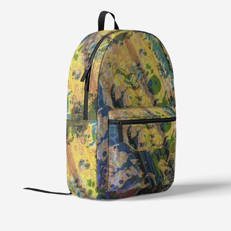 Retro Colorful Print Trendy Backpack - Elementologie