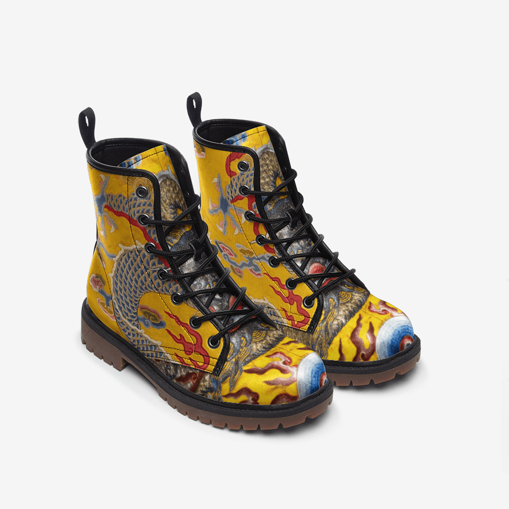 Unisex Boots-Japanese Dragon - Elementologie