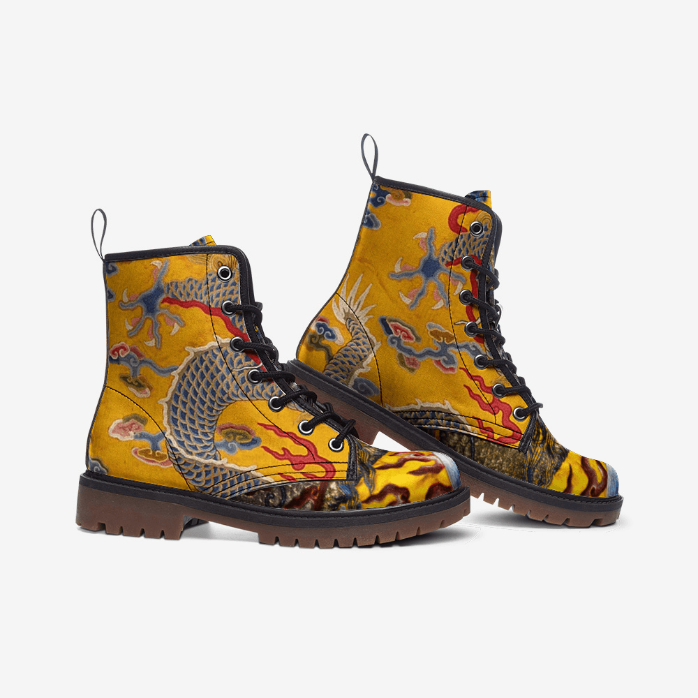 Unisex Boots-Japanese Dragon - Elementologie