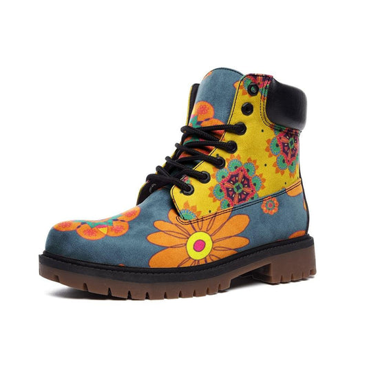 Unisex Boots-Diwali Indian Mandala - Elementologie