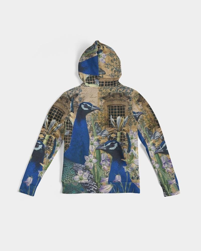 Women's Hoodie-Peacock Garden - Elementologie