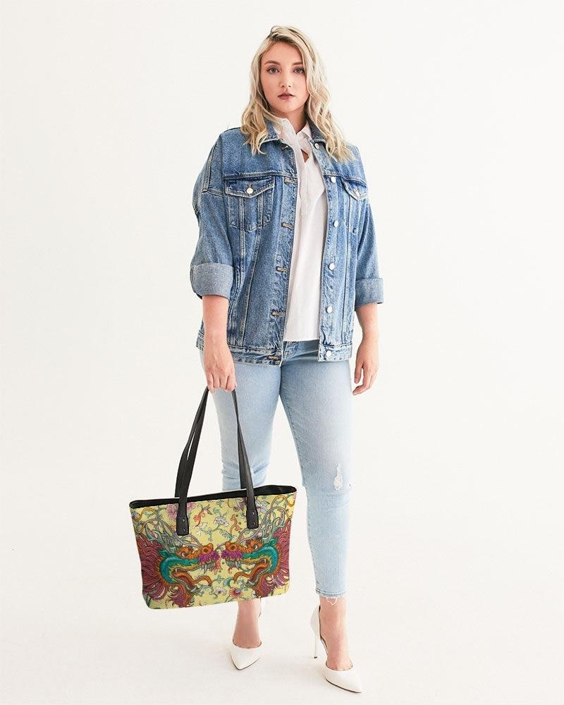 Stylish Tote-Double Dragon - Elementologie