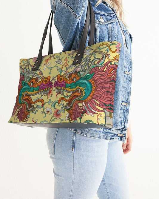 Stylish Tote-Double Dragon - Elementologie