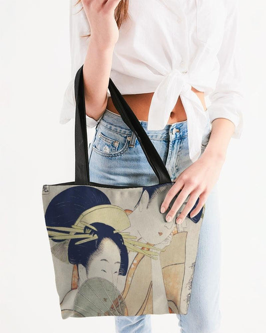 Canvas Zip Tote-Geisha - Elementologie