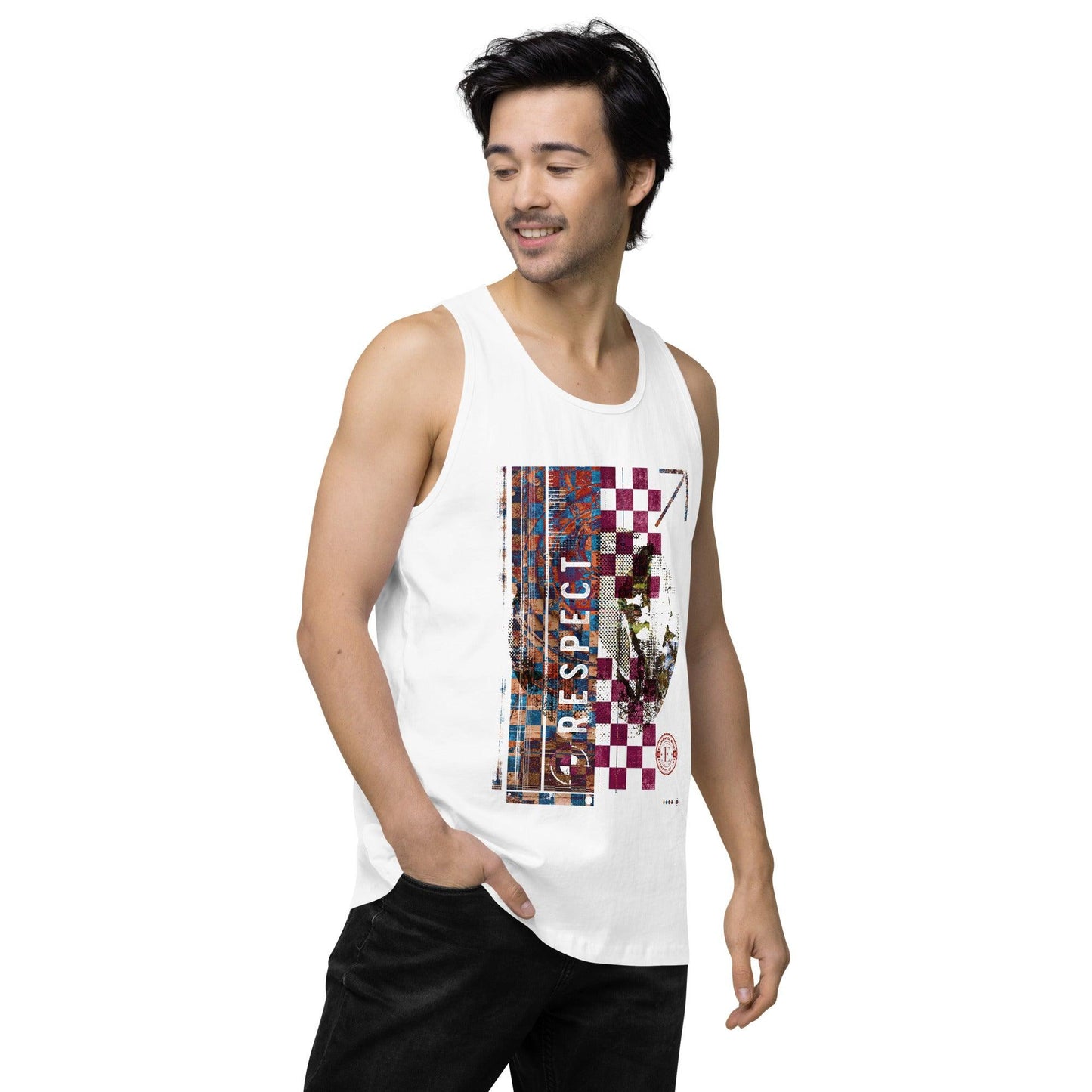 Men’s Premium Tank Top-Respect - Elementologie