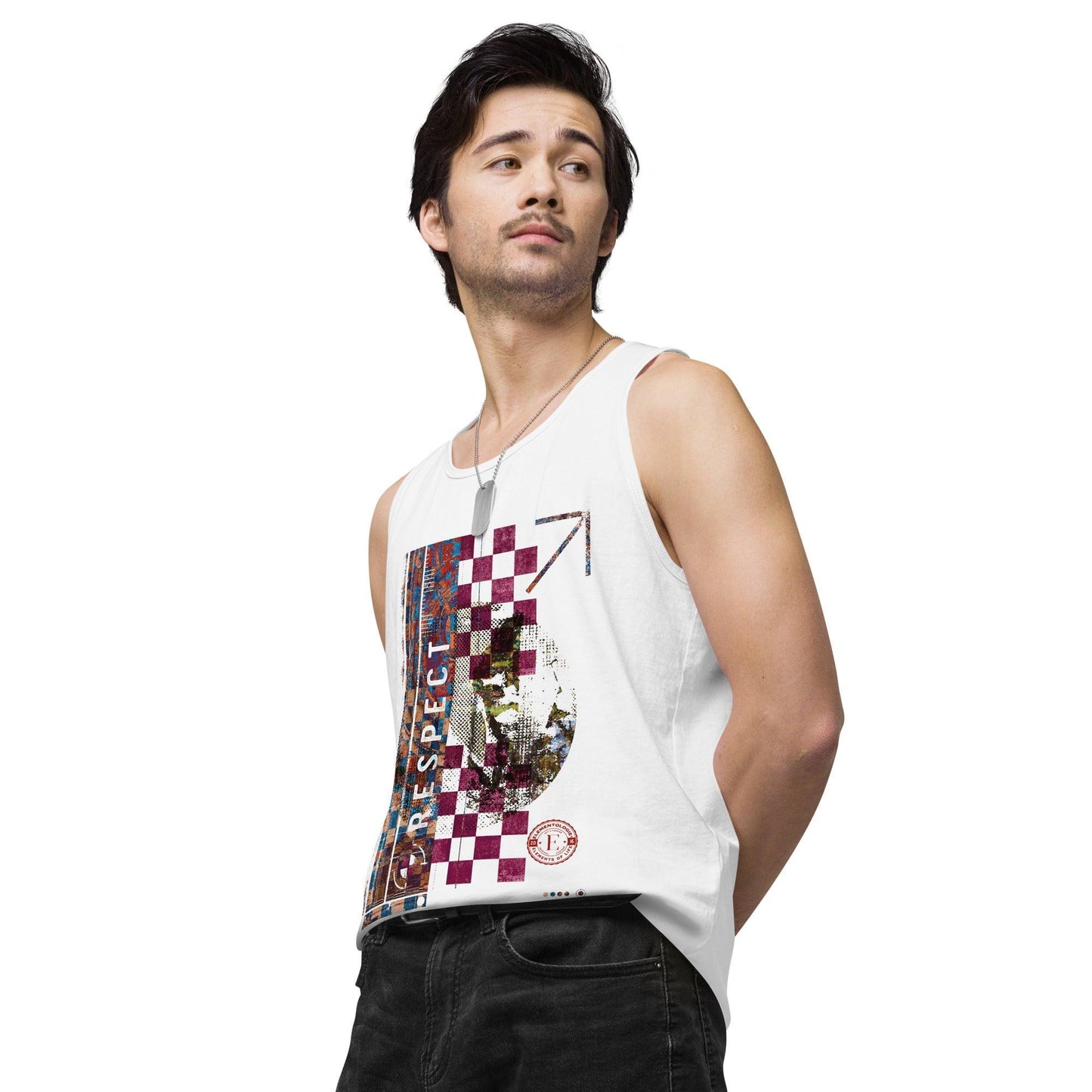 Men’s Premium Tank Top-Respect - Elementologie