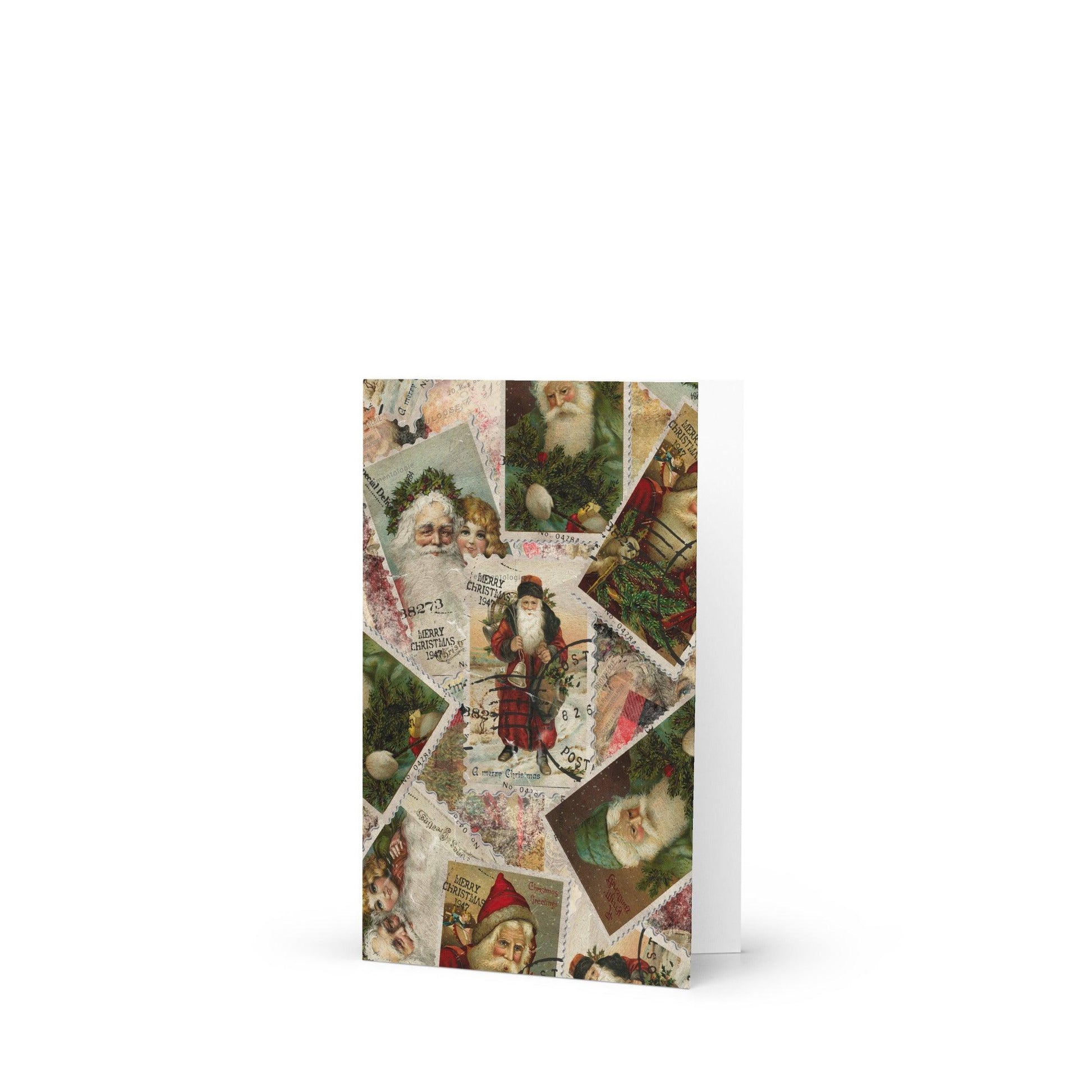 Blank Note Card-Saint Nicholas Collage - Elementologie