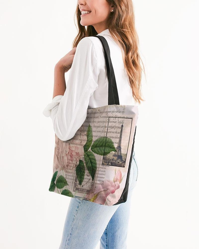 Canvas Zip Tote-French Rose - Elementologie