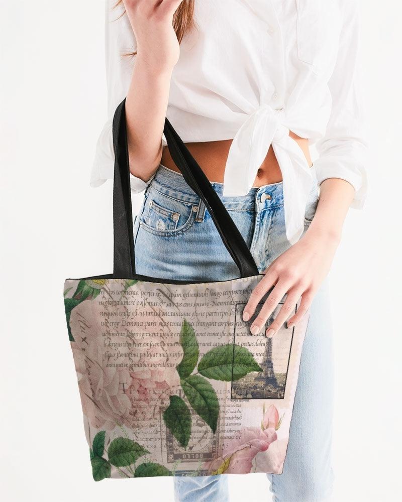 Canvas Zip Tote-French Rose - Elementologie