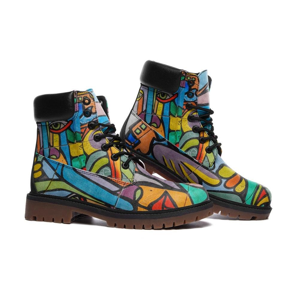 Unisex Boots-Street Art - Elementologie