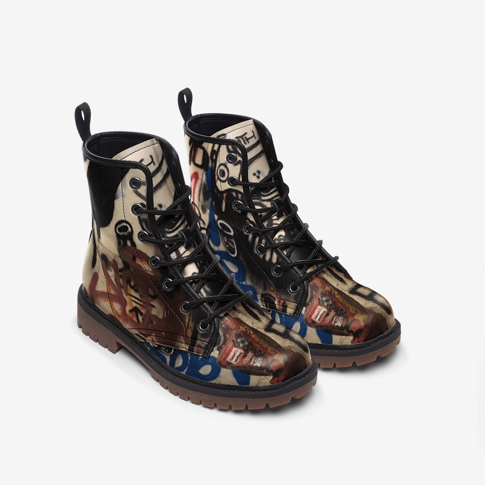 Unisex Boots-Graffiti - Elementologie