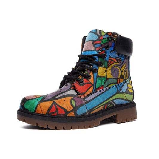 Unisex Boots-Street Art - Elementologie