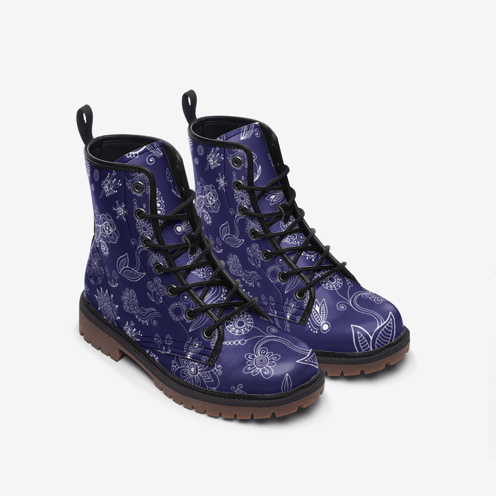 Unisex Boots-Purple Fields - Elementologie