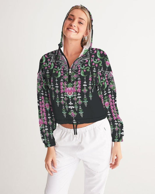 Women's Cropped Windbreaker-Luxury - Elementologie