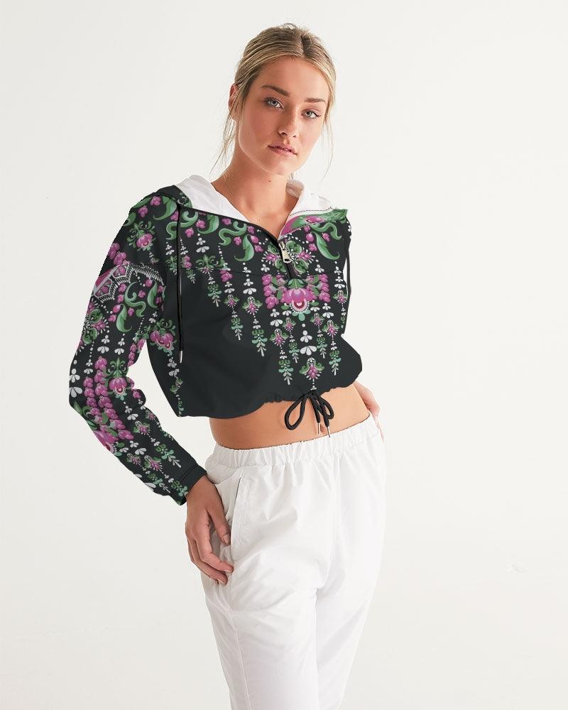 Women's Cropped Windbreaker-Luxury - Elementologie