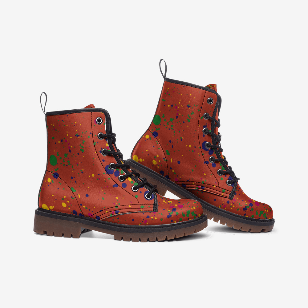 Unisex Boots-Splatter No.01 - Elementologie