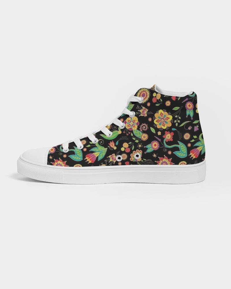 Women’s High Top Canvas Shoes-Jaipur - Elementologie