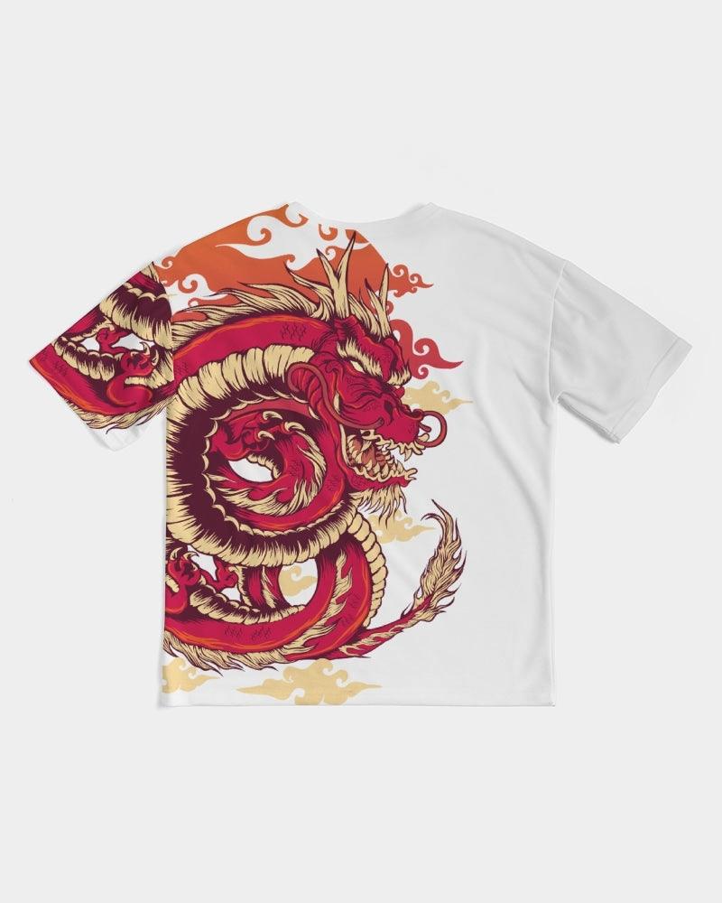 Men's Premium Heavyweight Tee-Red Dragon - Elementologie