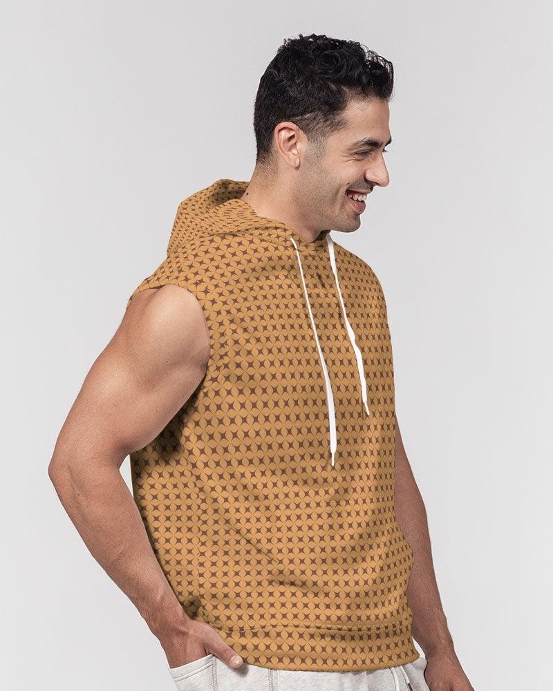 Men's Premium Heavyweight Sleeveless Hoodie-Retro-No,87 - Elementologie