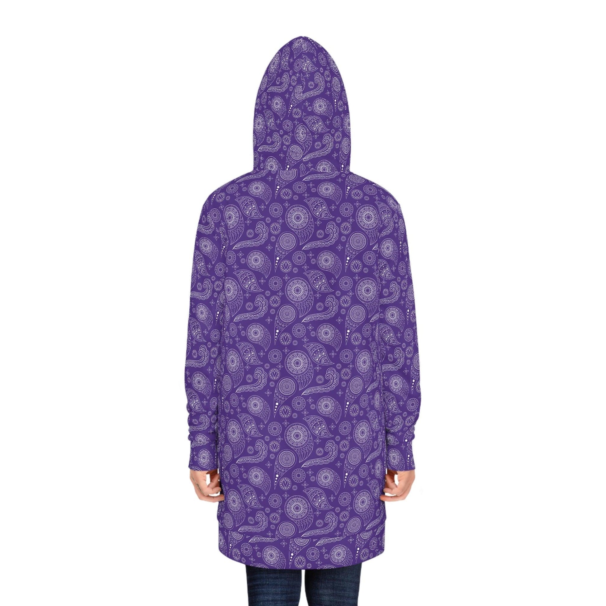 Hoodie Dress-Purple Paisley - Elementologie