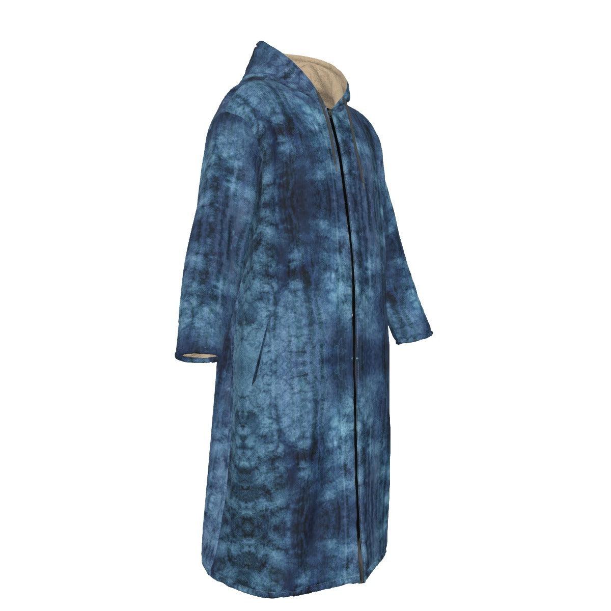 Sherpa Lined Cloak-Winter Blue - Elementologie