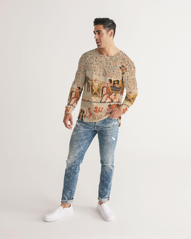 Men's Long Sleeve Tee-Egyptian No.02 - Elementologie