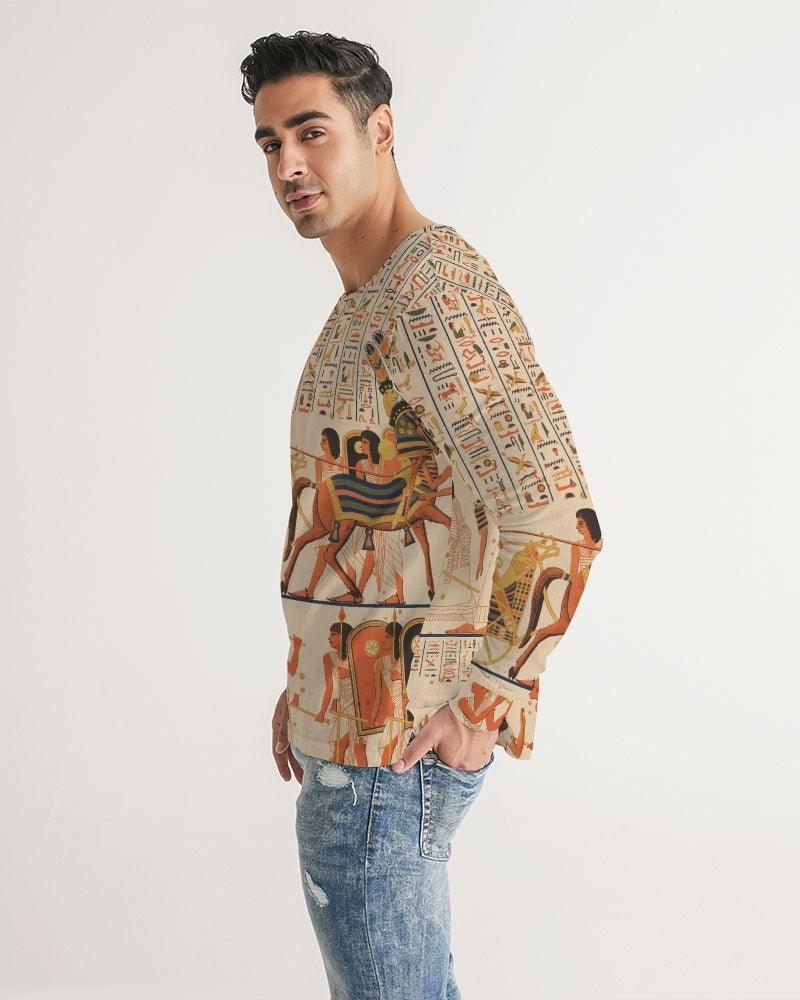 Men's Long Sleeve Tee-Egyptian No.02 - Elementologie