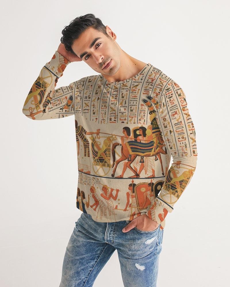 Men's Long Sleeve Tee-Egyptian No.02 - Elementologie