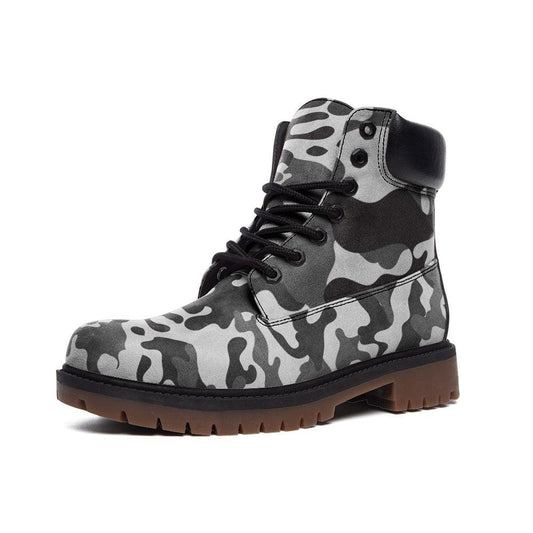 Unisex Boots-Gray Camo - Elementologie