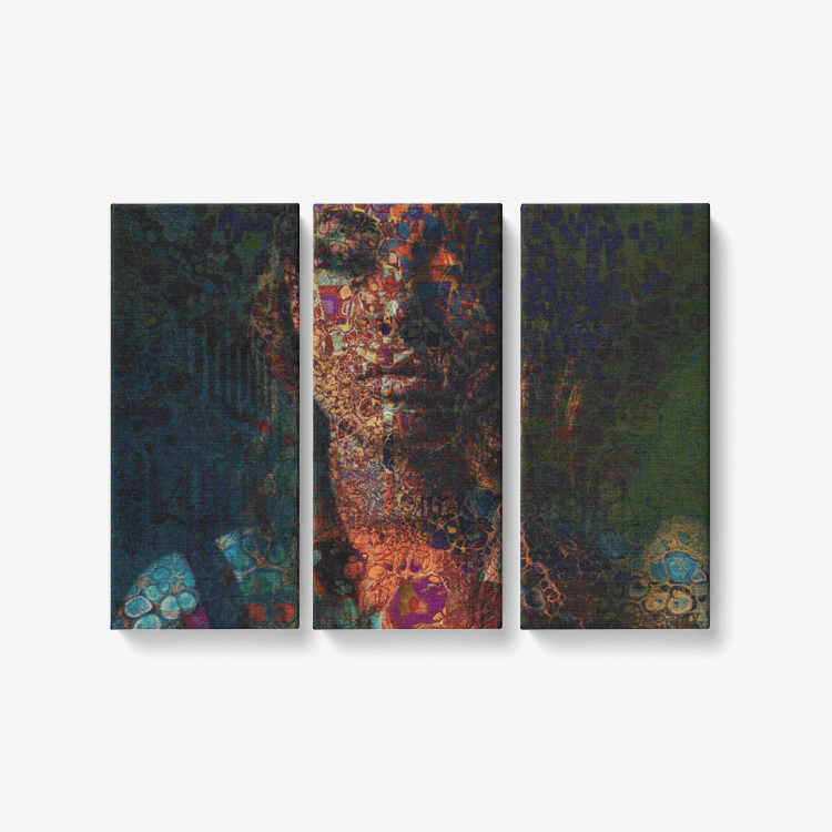 3 Piece Canvas Wall Art for Living Room - Framed Ready to Hang 3x8"x18" - Elementologie