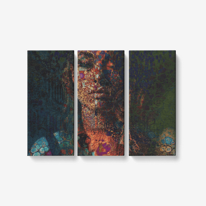 3 Piece Canvas Wall Art for Living Room - Framed Ready to Hang 3x8"x18" - Elementologie