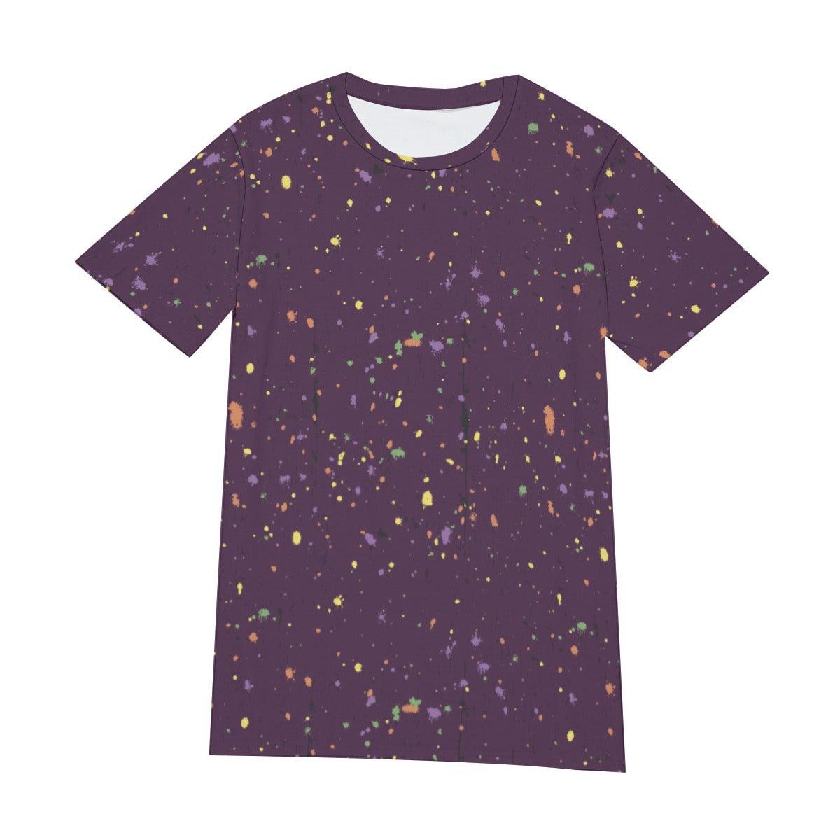 Men's Cotton T-Shirt- Paint Splatter No.01 - Elementologie