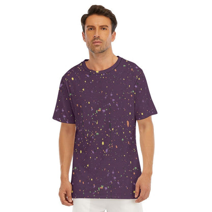 Men's Cotton T-Shirt- Paint Splatter No.01 - Premium  from Elementologie - Just $22.99! Shop now at Elementologie