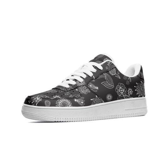 Unisex Low Top Leather Sneakers - Premium  from Elementologie - Just $79! Shop now at Elementologie