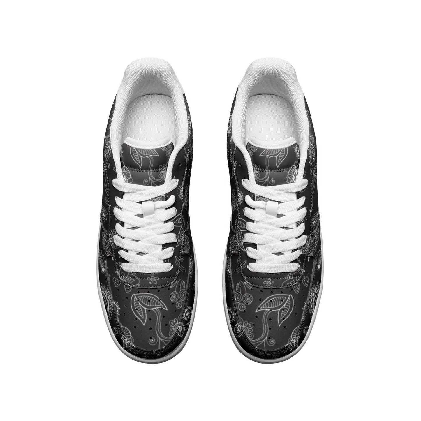 Unisex Low Top Leather Sneakers - Premium  from Elementologie - Just $79! Shop now at Elementologie