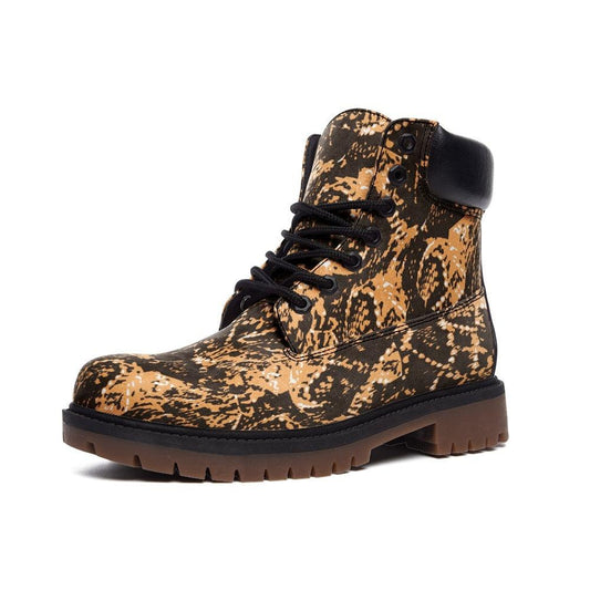 Unisex Boots- Snakeskin - Premium  from Elementologie - Just $78.89! Shop now at Elementologie