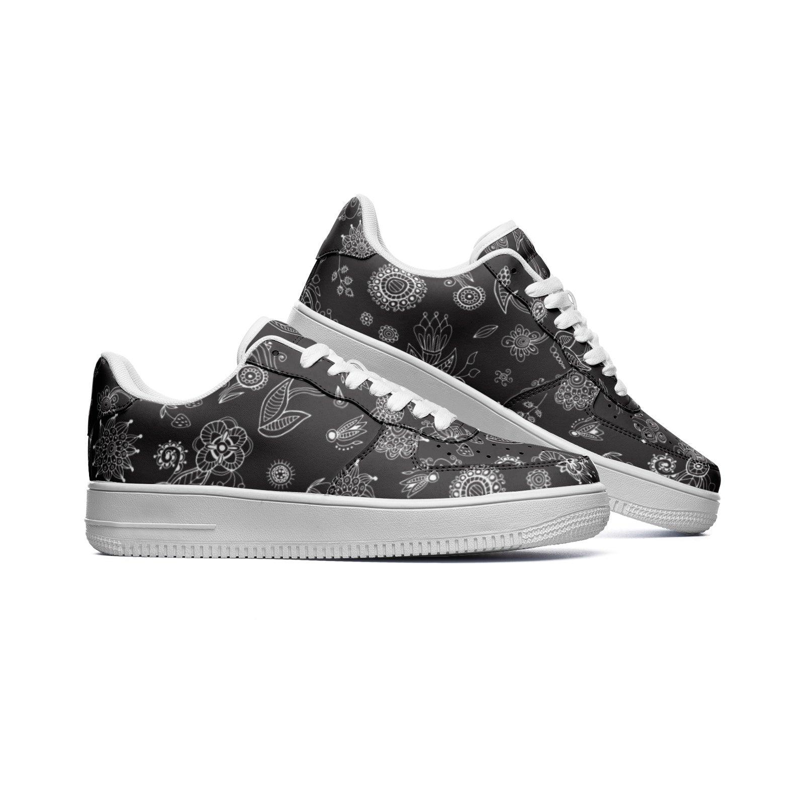 Unisex Low Top Leather Sneakers - Premium  from Elementologie - Just $79! Shop now at Elementologie