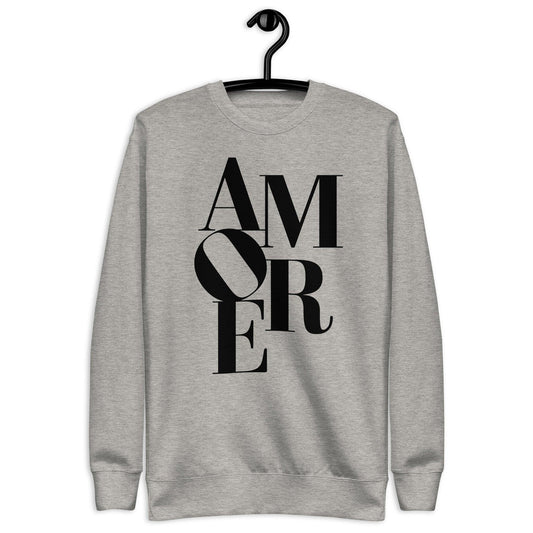 Unisex Premium Sweatshirt-Amore - Premium  from Elementologie - Just $39.50! Shop now at Elementologie