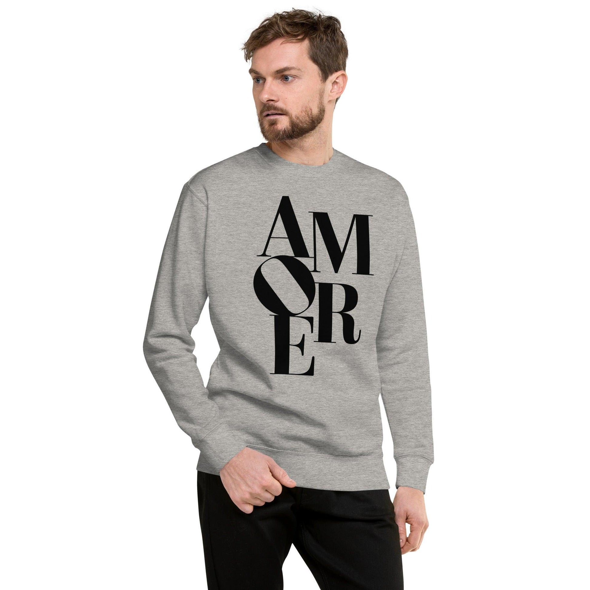 Unisex Premium Sweatshirt-Amore - Premium  from Elementologie - Just $39.50! Shop now at Elementologie