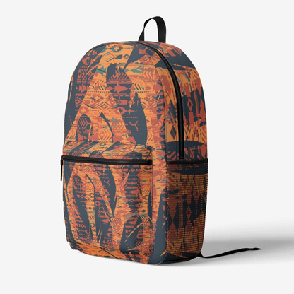 Retro Colorful Print Trendy Backpack - Premium  from Elementologie - Just $47! Shop now at Elementologie