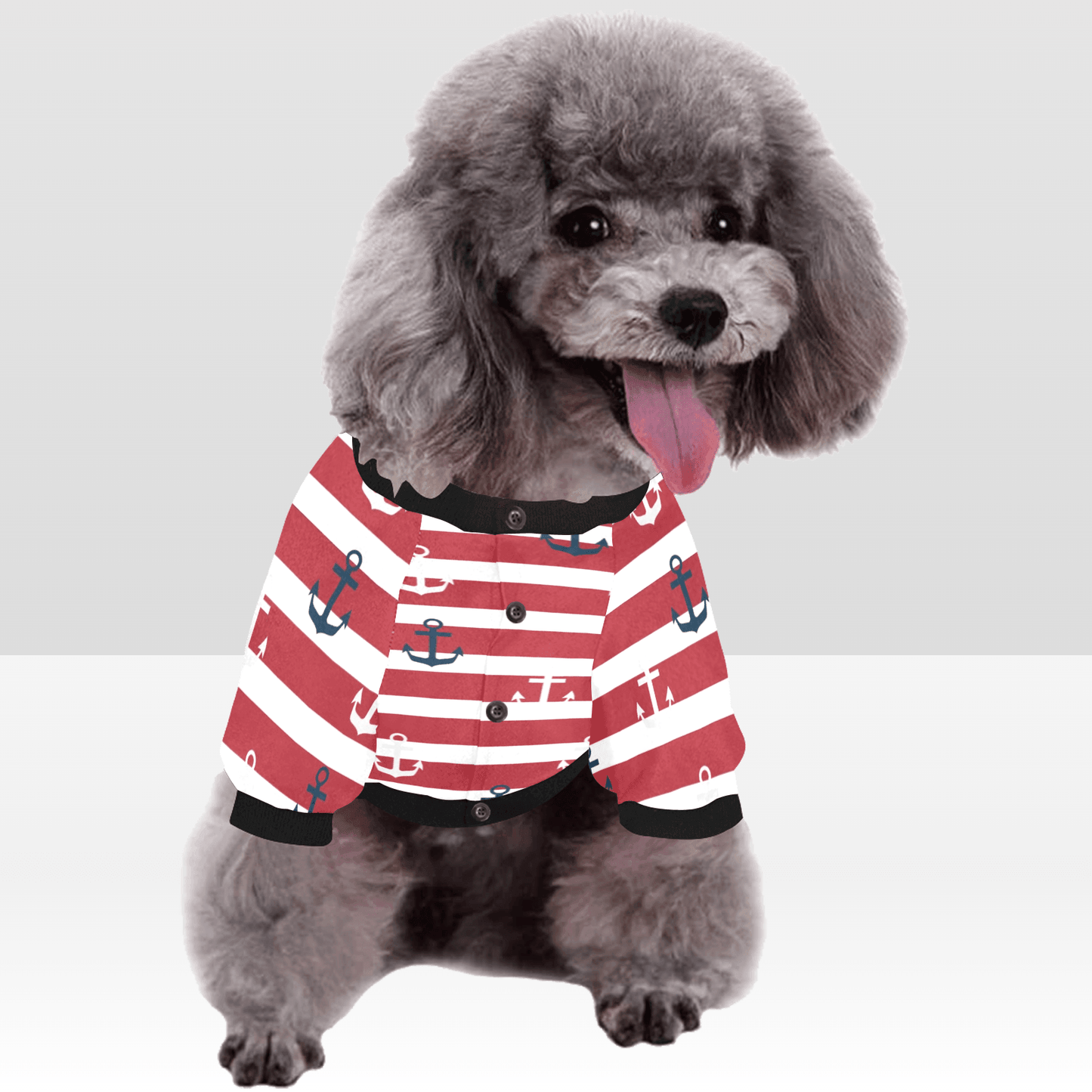 Dog Round Neck Fuzzy Shirt-Hey Sailor - Premium  from Elementologie - Just $29.99! Shop now at Elementologie