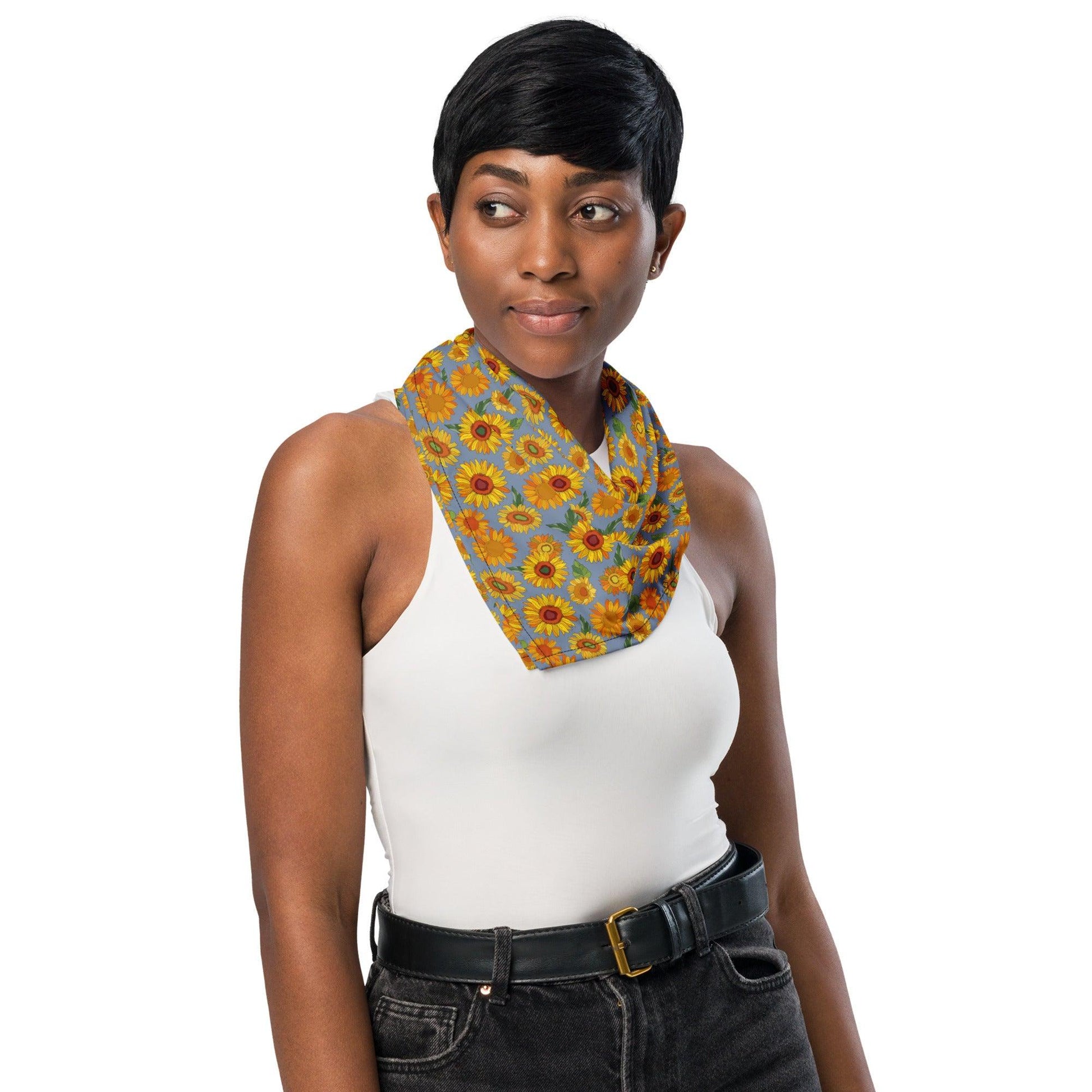 All-over print bandana - Premium  from Elementologie - Just $17.50! Shop now at Elementologie