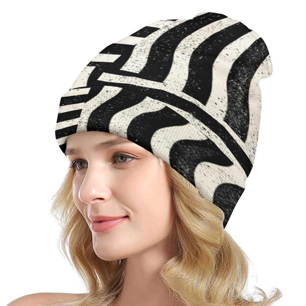 Knit Hat-Pathways - Premium  from Elementologie - Just $22.99! Shop now at Elementologie