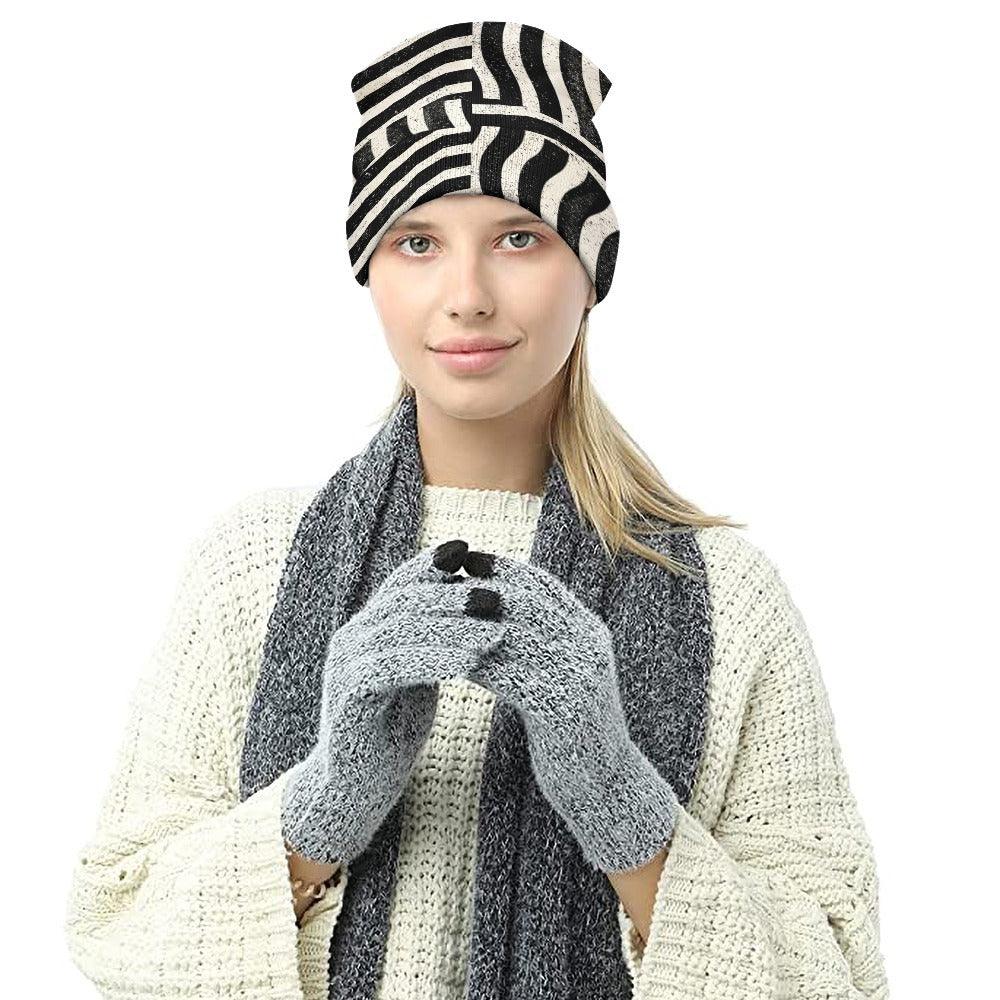 Knit Hat-Pathways - Premium  from Elementologie - Just $22.99! Shop now at Elementologie