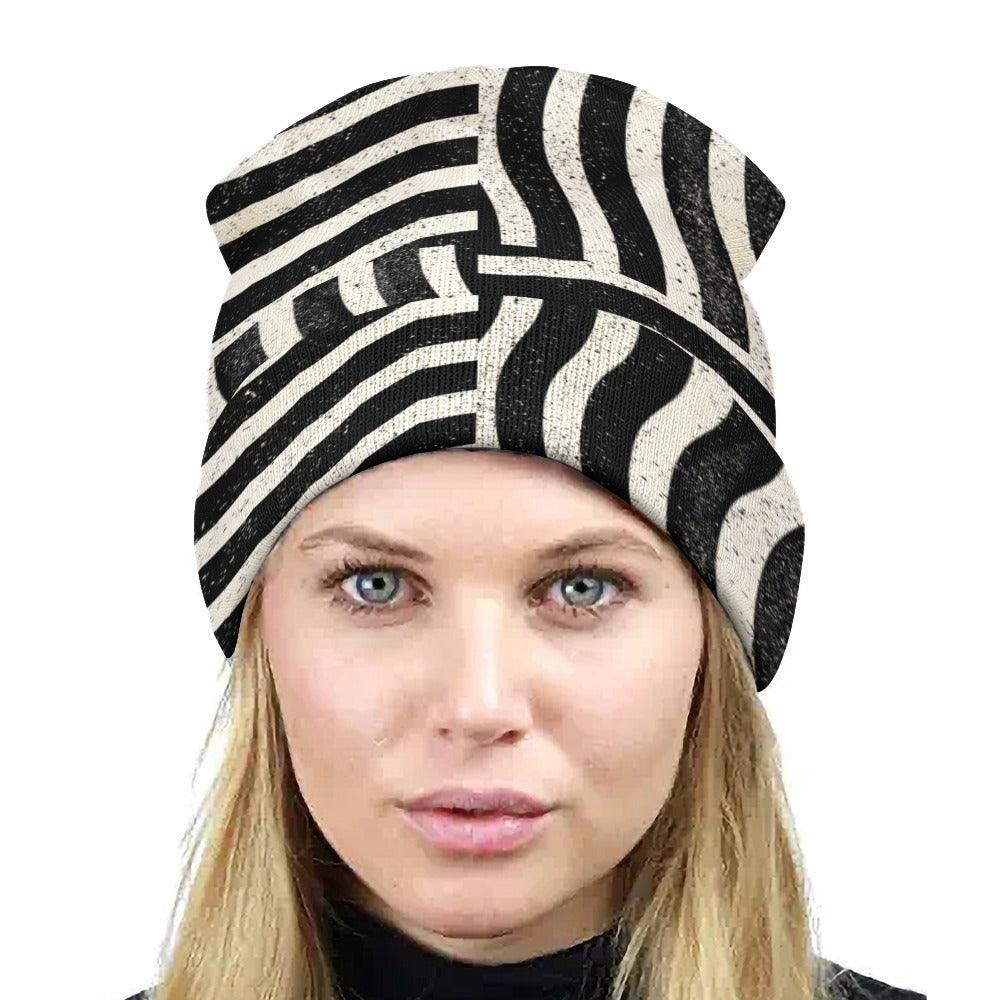 Knit Hat-Pathways - Premium  from Elementologie - Just $22.99! Shop now at Elementologie