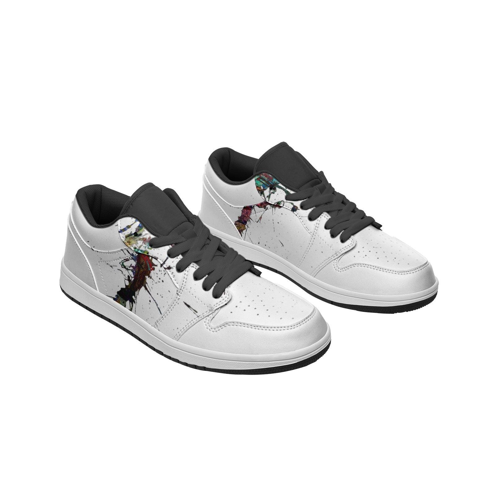Unisex Low Top Leather Sneakers - Premium  from Elementologie - Just $109! Shop now at Elementologie