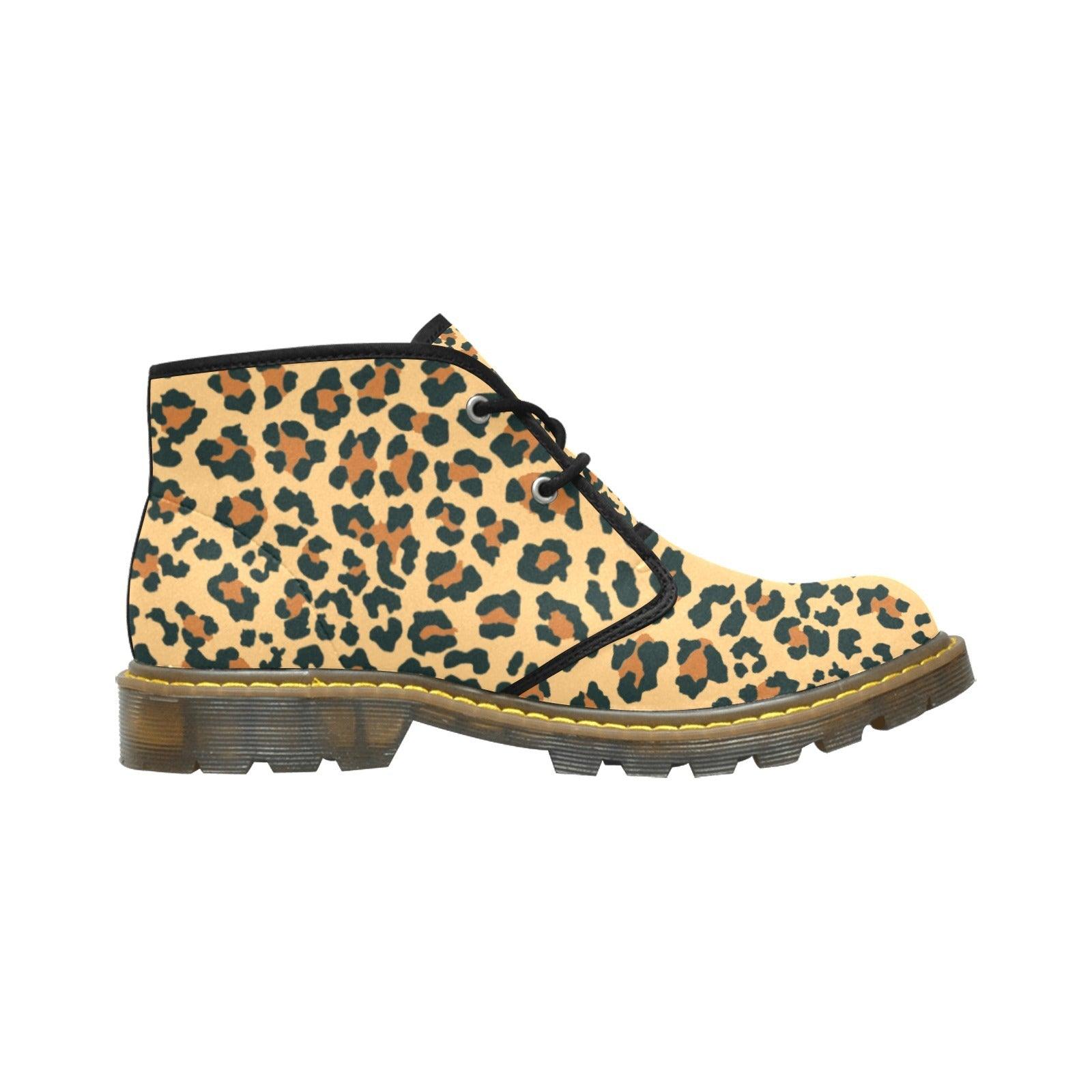 Men's Nubuck Chukka Boots-Cheetah - Elementologie