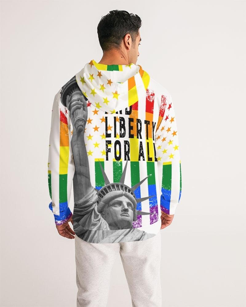 Men's Hoodie-And Liberty For All - Elementologie