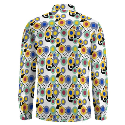 Men's Casual One Pocket Long Sleeve Shirt-Pin Ball - Premium  from Elementologie - Just $28.99! Shop now at Elementologie