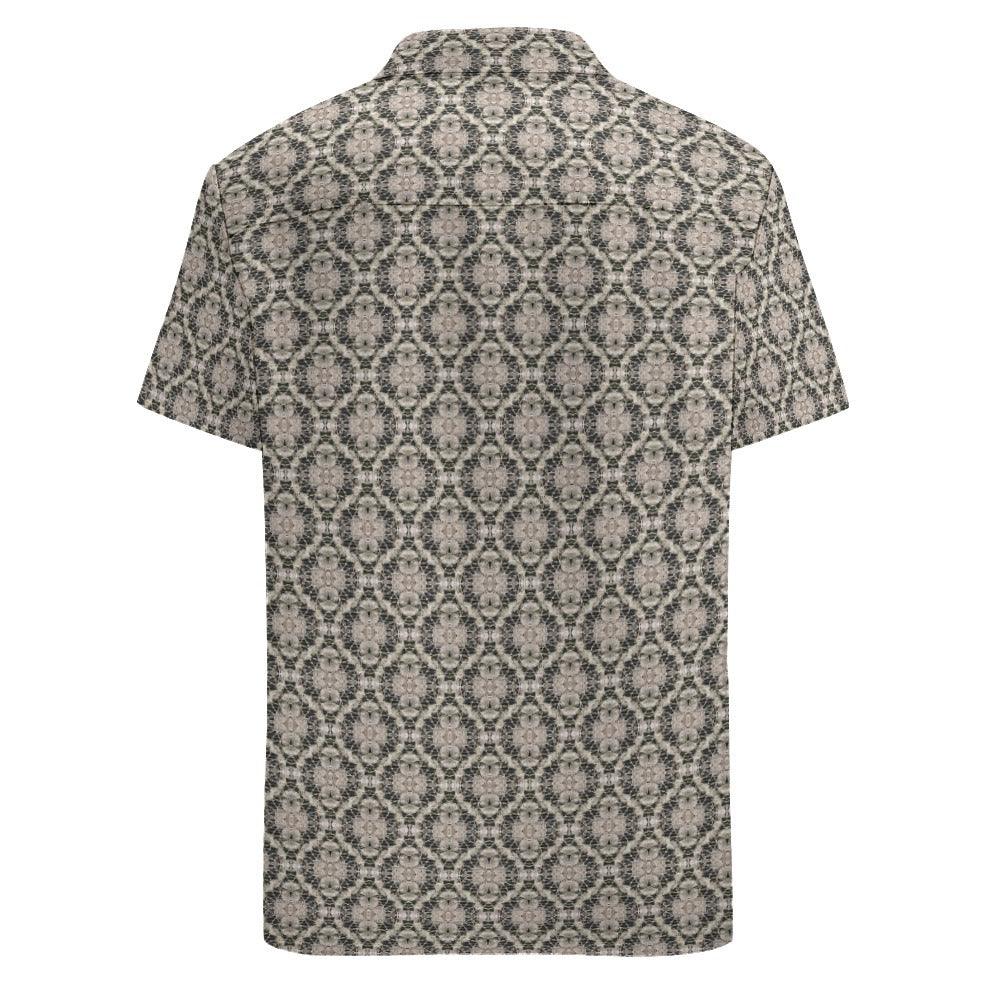 Men's Short Sleeve Shirt-Antique Lace - Premium  from Elementologie - Just $24.99! Shop now at Elementologie